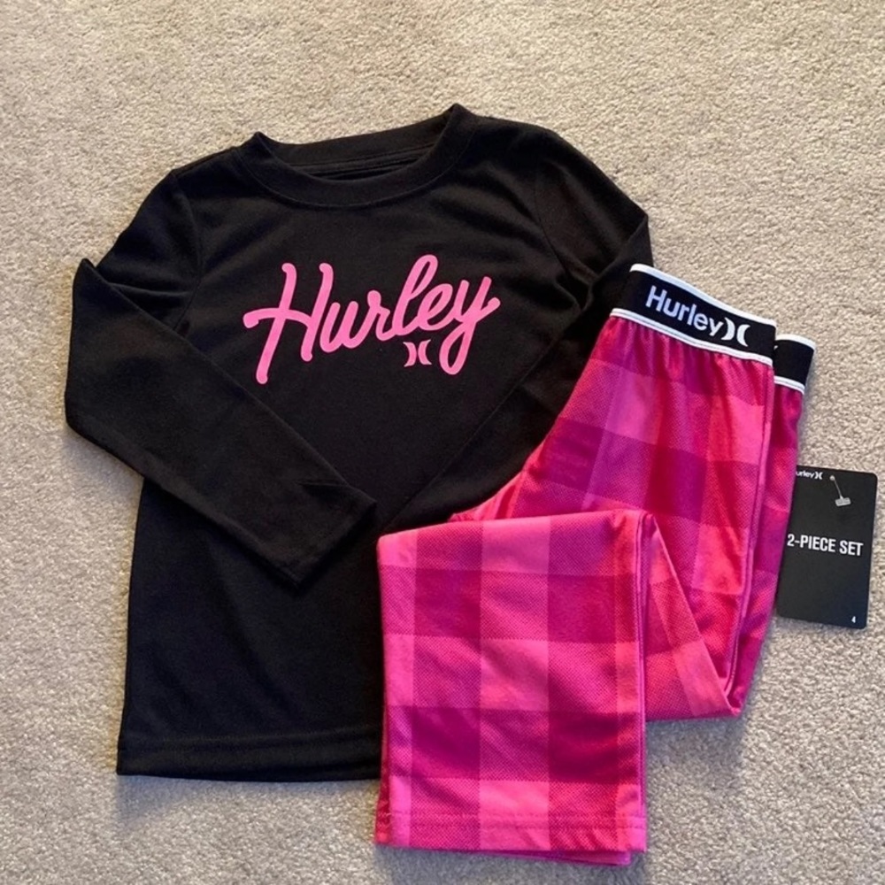 🌻HOST PICK 🎊Hurley girls 2 piece pj set